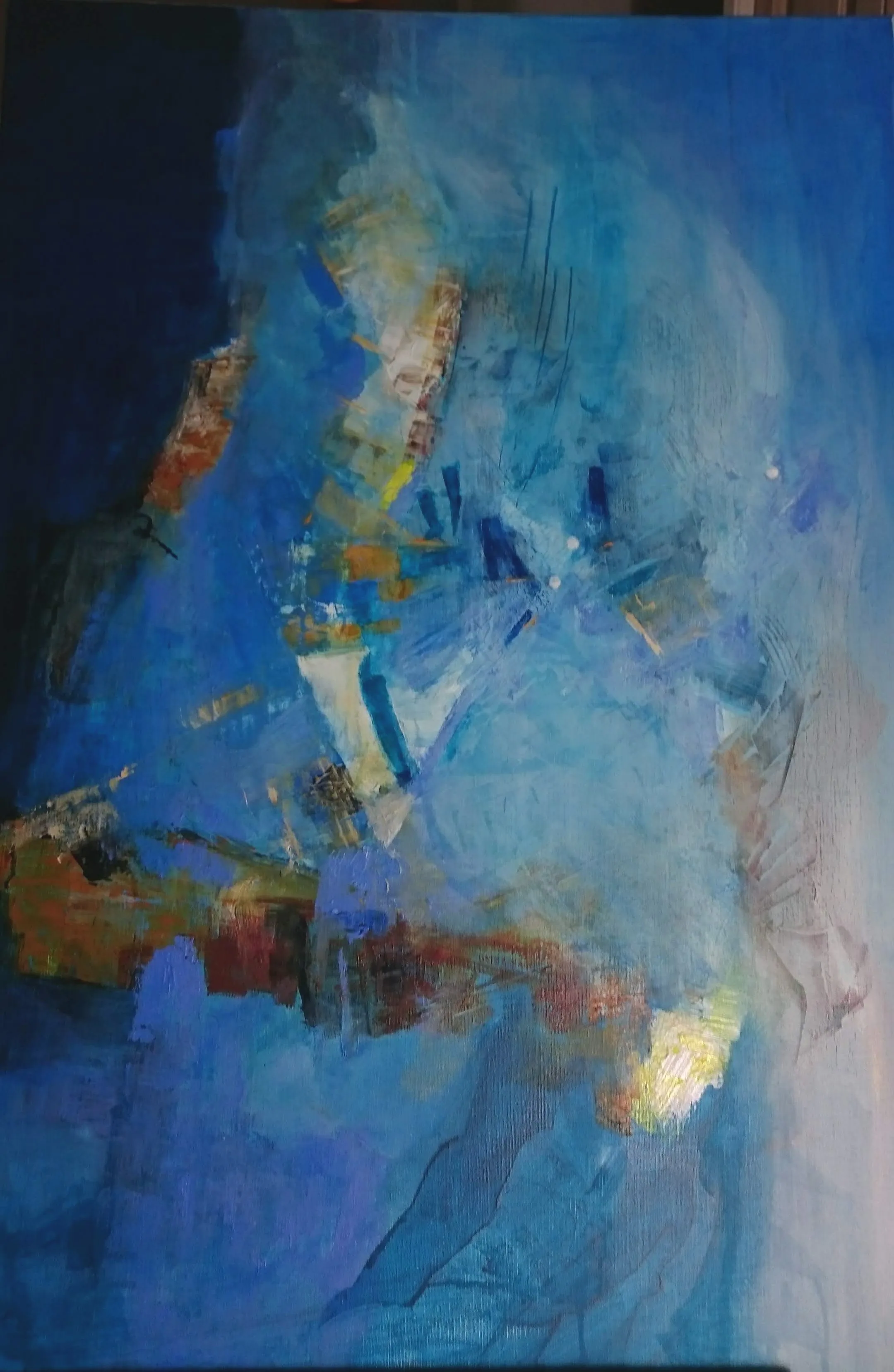 Bleu profond vertical